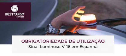 Sinal Luminoso V-16 em Espanha